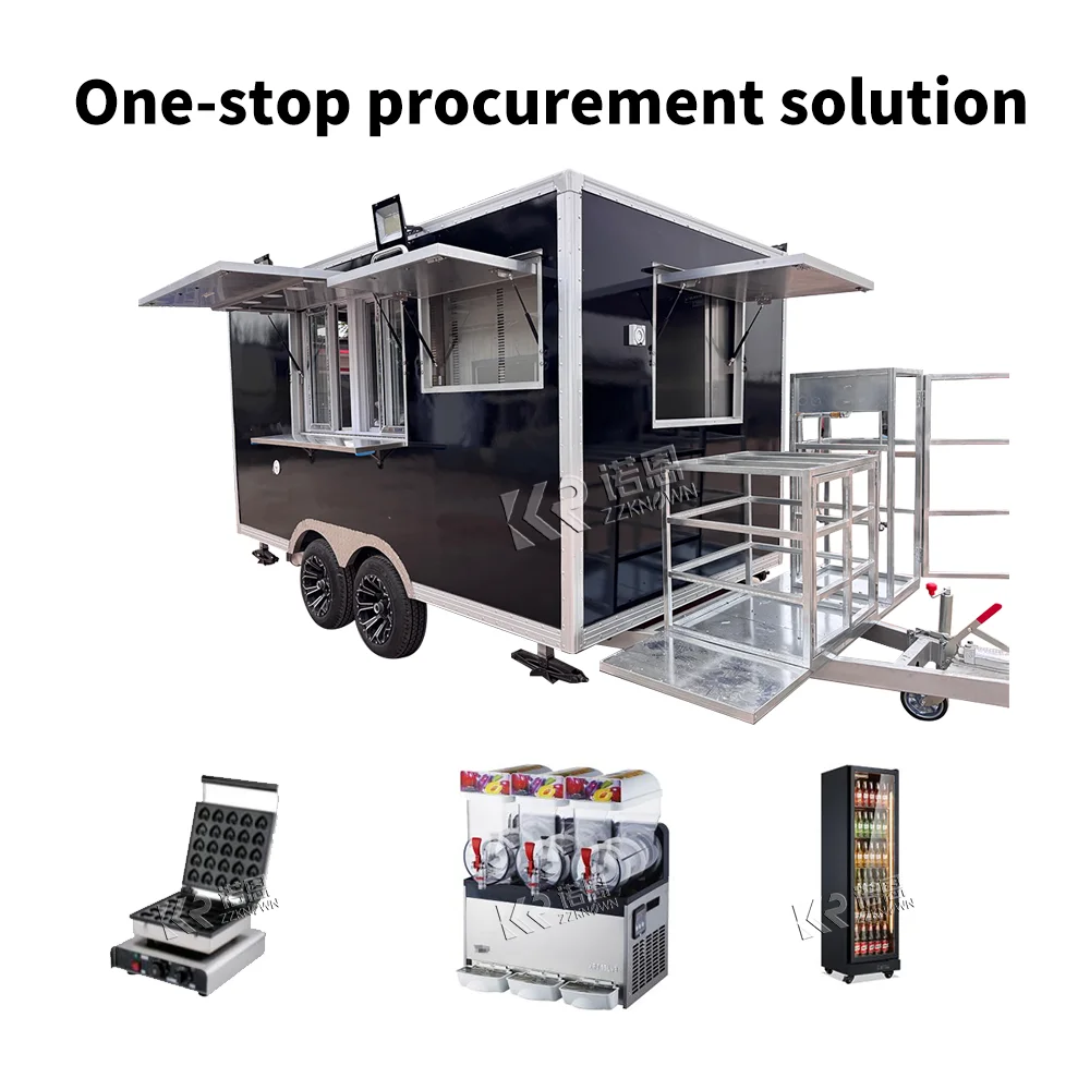 NIEUWE Betaalbare Mobiele Food Truck Pizza Hot Dog Ijs Koffie Concessie Voedsel Winkelwagen voor Festival Food Stall Business