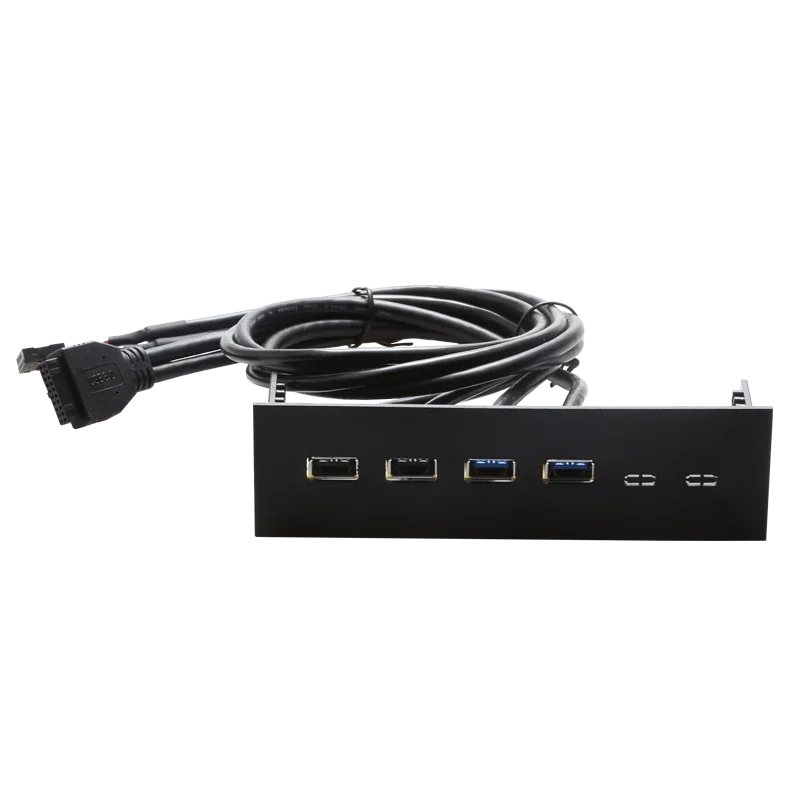 5.25 inch computer front panel with 2 USB3.0 2 USB2.0 function bay computer