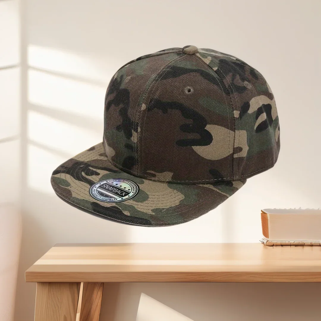 

Camouflage Baseball Cap Urban Street Style Unisex Contrast Bill Hip Hop Hat for Men Women Couples Casual Outdoor Sun Protection