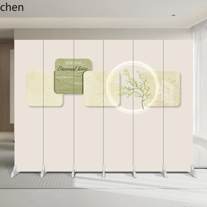 

YXY Living Room Screen Partition Office Entrance Door-to-Door Movable Simple Divider