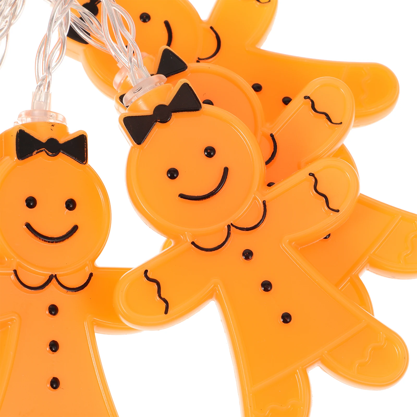 عيد الميلاد الزنجبيل رجل سلسلة مصباح احتفالي داخلي عيد الميلاد ضوء ديكور حفلة عطلة Led أضواء ملونة معلقة سلسلة الزخرفية #6