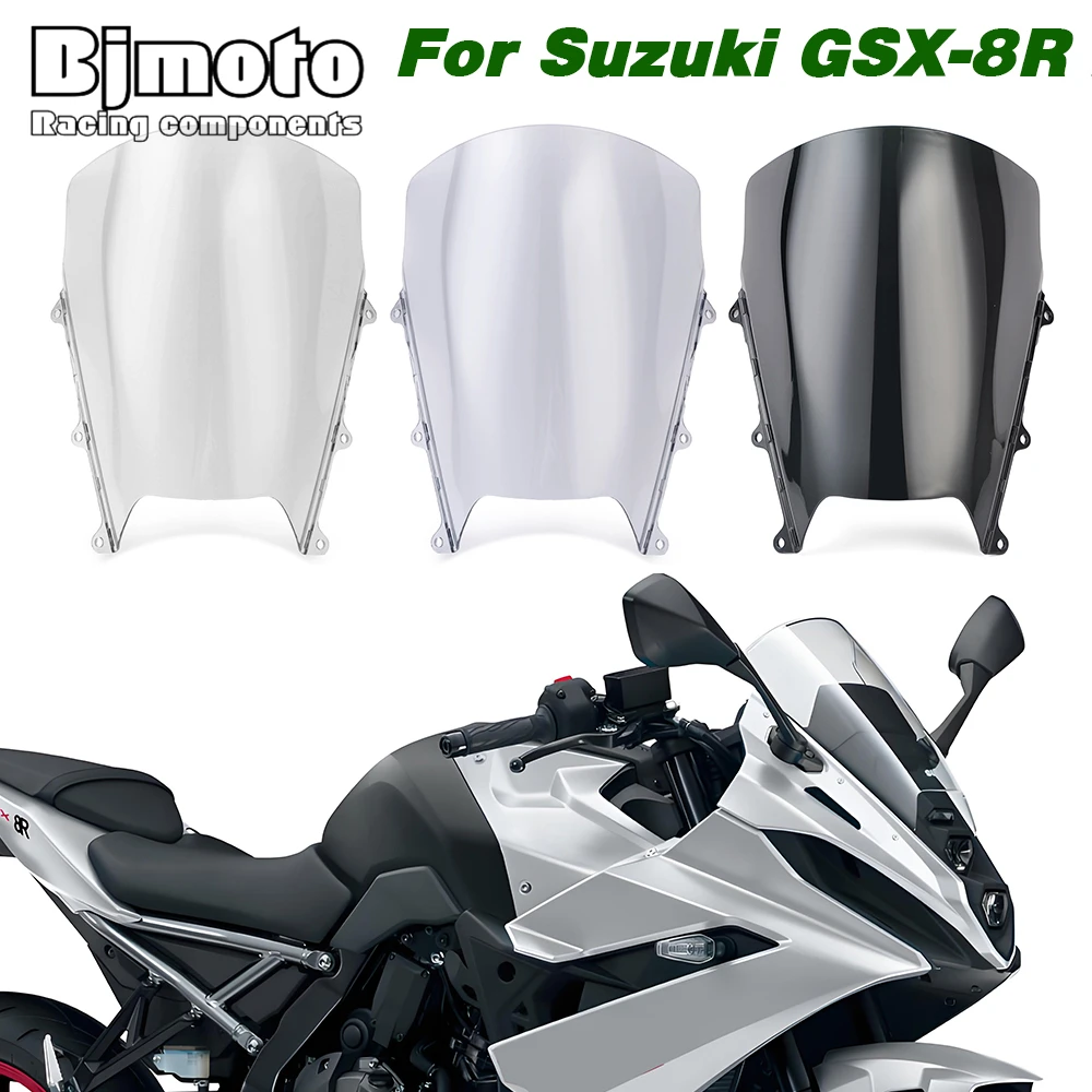 Motorcycle Windshield Windscreen For Suzuki GSX8R GSX-8R GSX 8R 2023 2024 2025  Wind Shield Deflectors Protector