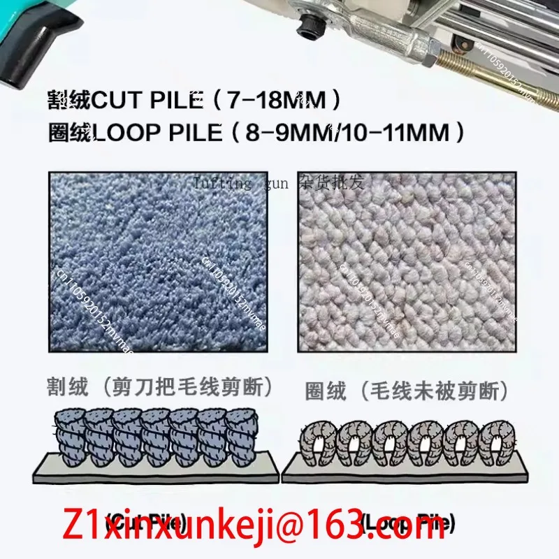 3-In-1 Tufting Machine Lightweight Handheld Carpet Loom