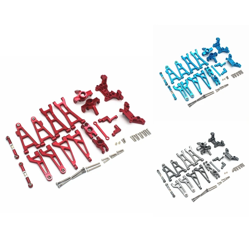 

Metal Suspension Arm Steering Block Set For HBX 16889 16889A 16890 16890A SG1601 SG1602 1/16 RC Car Upgrades Parts Kit