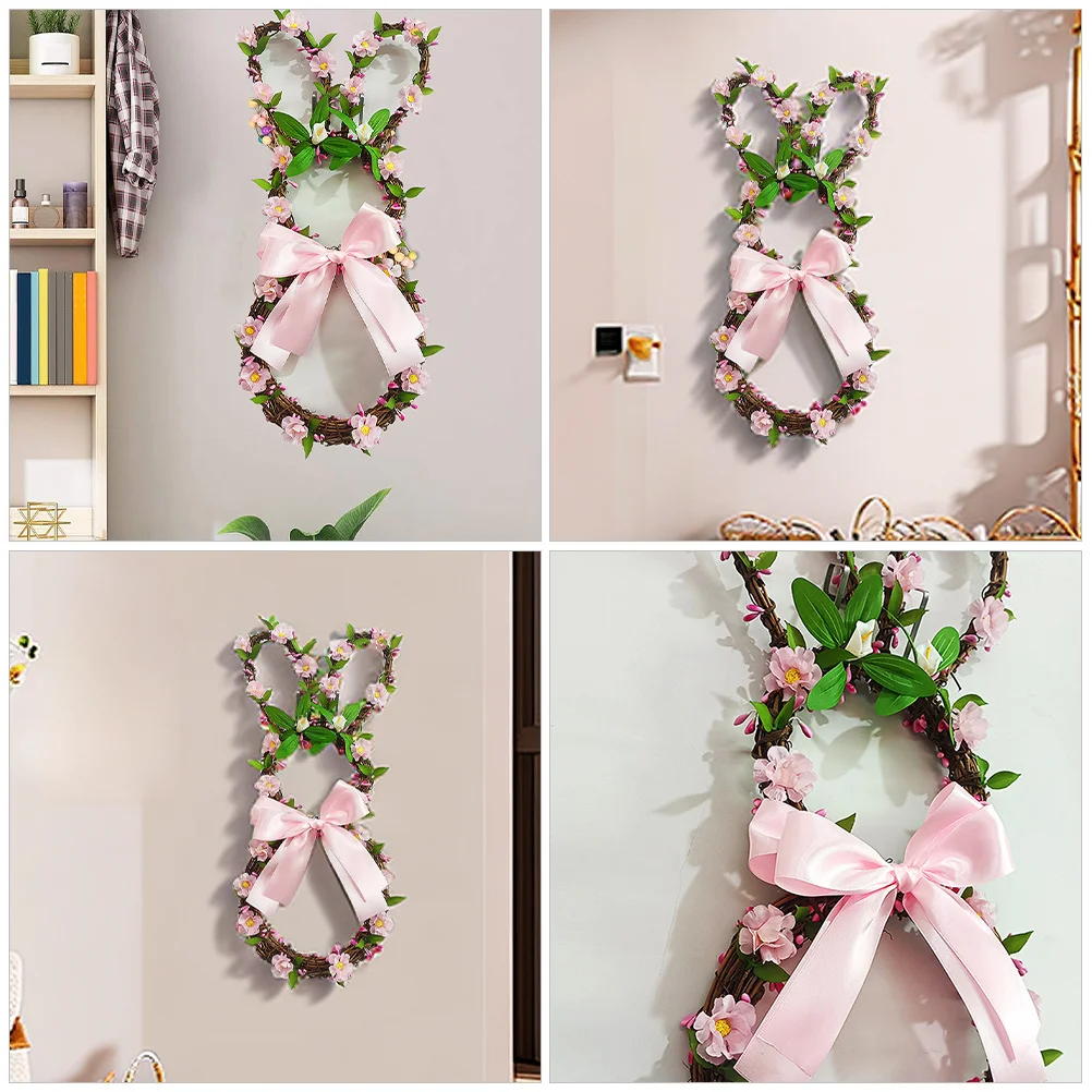 

Rattan Easter Wreath Decor Exquisite Details Long Service Life Suitable Easter Spring Wedding Occasions Home Decor