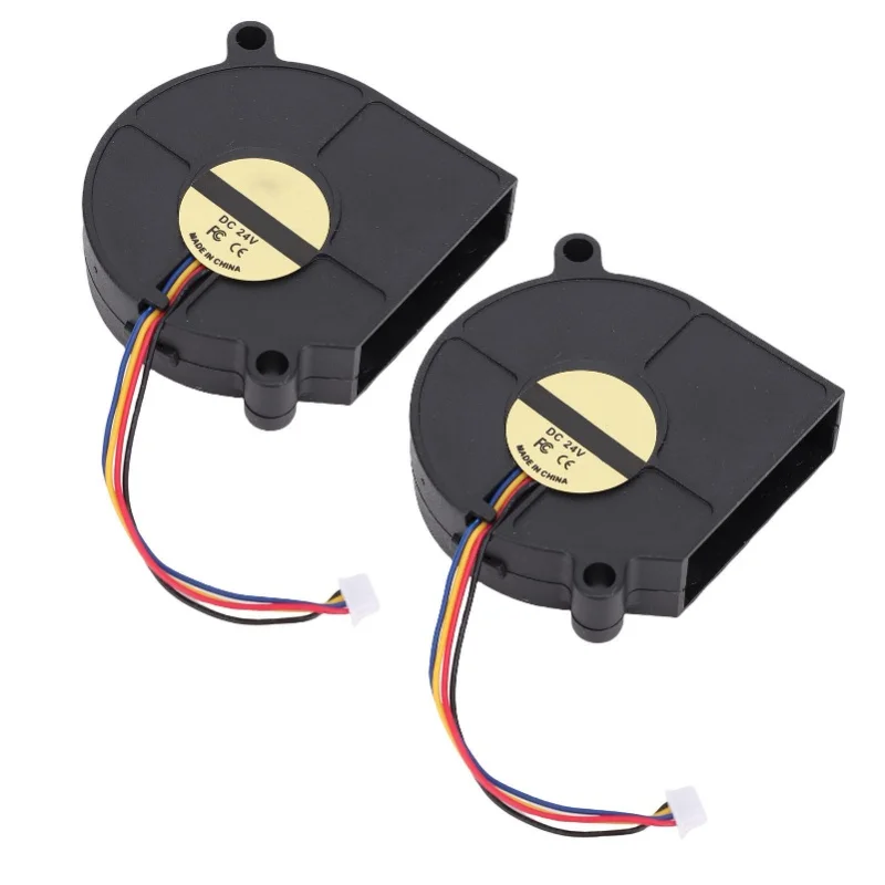 2PCS 3D Printer Cooling Fan Replacement For AD 5M Pro High Performance Double Ball Bearing Extruder Hotend Heat Sink Fan