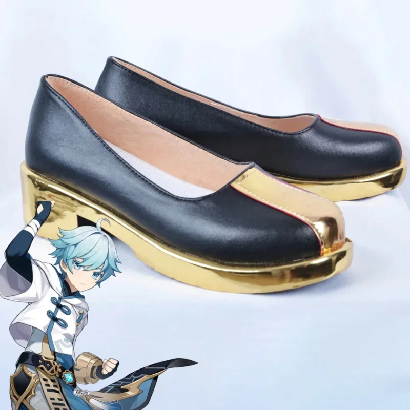 Sandálias Cosplay Anime do jogo Genshinimpact, Sapatos Cos bonitos casuais, Moda de alta plataforma, Genshinimpact Yae Miko Guuji, Muito Feminino