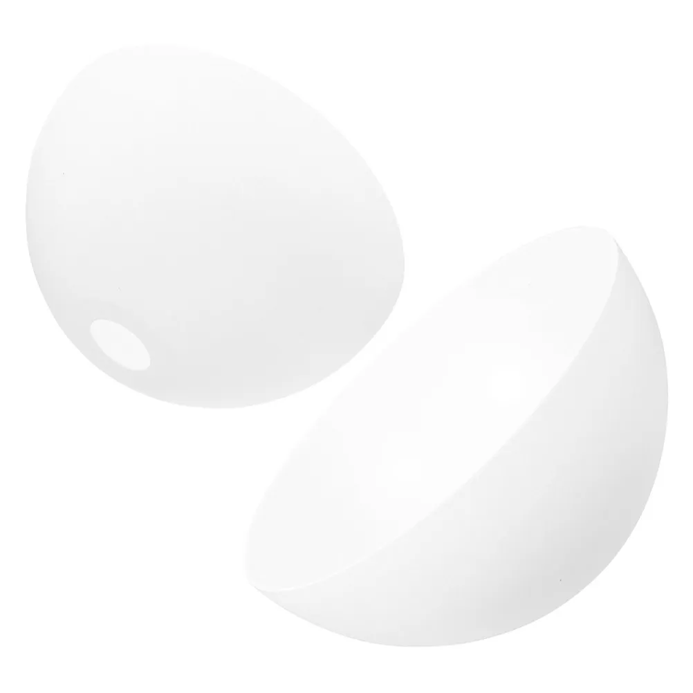 

2Pcs Mushroom Lamp Shade White Plastic Light Cover Home Decor Floor Desk Pendant Ceiling Wall Lamps DIY Installation