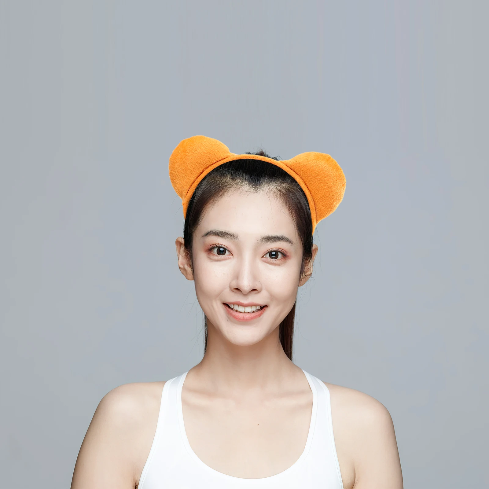 

3 Pieces Bear Costume Brown Animal Ears Headb Tail Prop Comfortable Wear Halloween Cosplay Party Role Play Accessories Hair