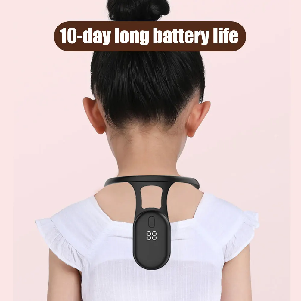 Intelligent Posture Corrector Portable Body Shaping Neck Ultrasonic Lymphatic Soothing Reminder Anti-Humpback