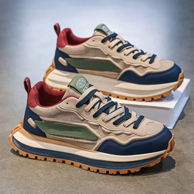 

Мужская повседневная спортивная обувь, мужская обувь для скейтбординга на толстой подошве, модные универсальные водонепроницаемые удобные кроссовки Zapatillas Hombre