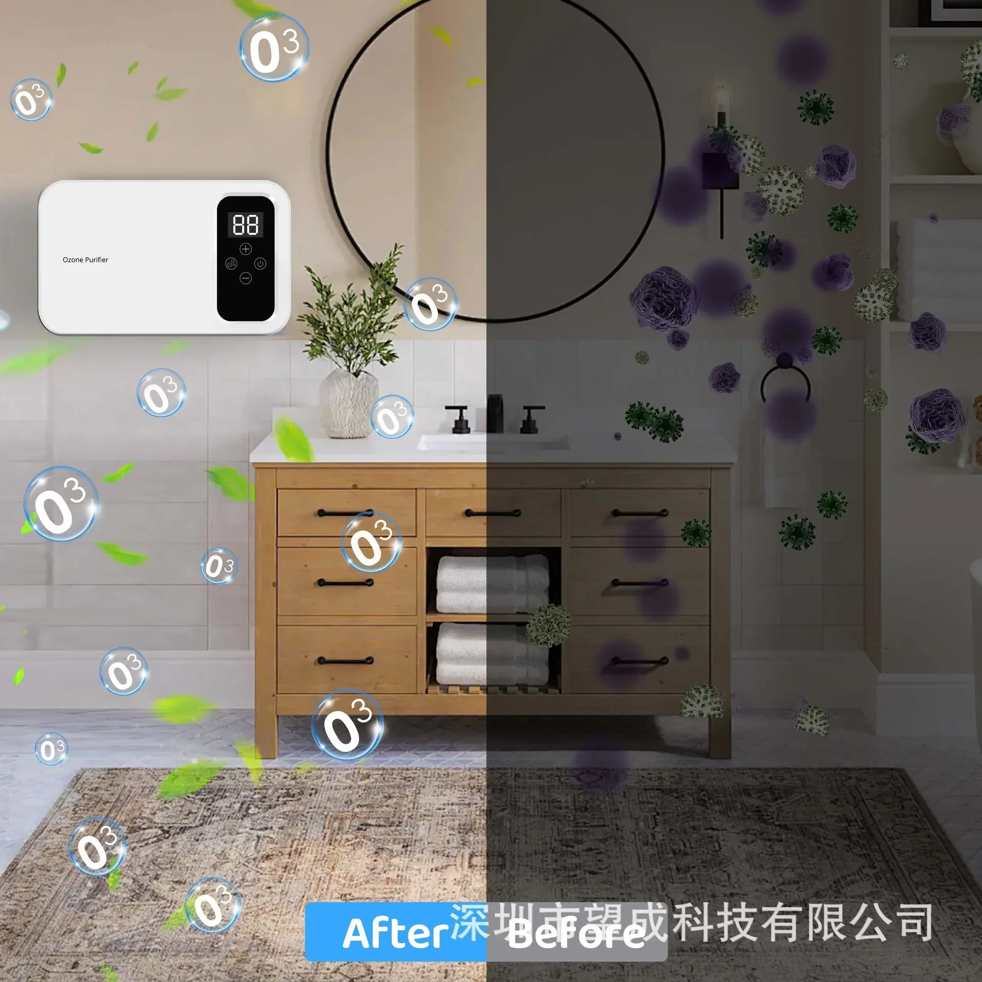 Negative Ion Ozone Purification Fruit and Vegetable Washing Machine Efficiently Removes Pesticide Residues