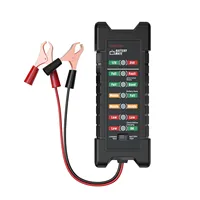 12V 24V Car Smart 11 Lights LED Battery Tester Load Test Reverse Protection Car Motorcycle Alternator Check Battery Voltage Tool