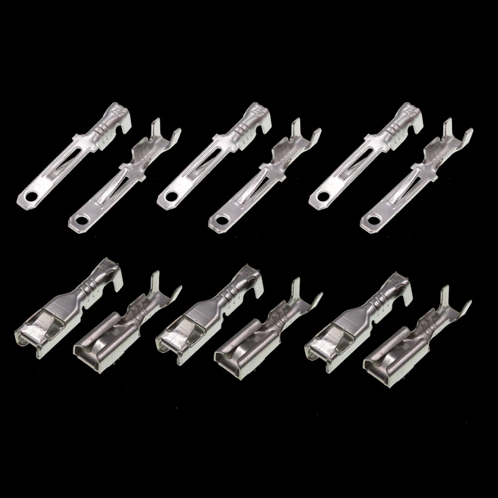 1 Set 1/2/3/4/6/9 Way AC Assembly Auto Male Female Cable Terminal Plug Kits 2.8mm Electrical Socket For Motorcycle Ebike Car