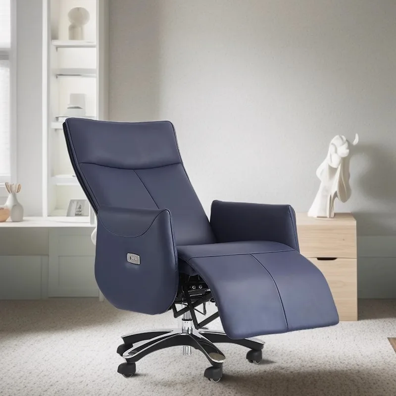 Computer Chair Chairs Visitor Office Footrest Armchair Work Comfortable Luxury Wheels Bedroom Relaxation Comfy Office Furniture