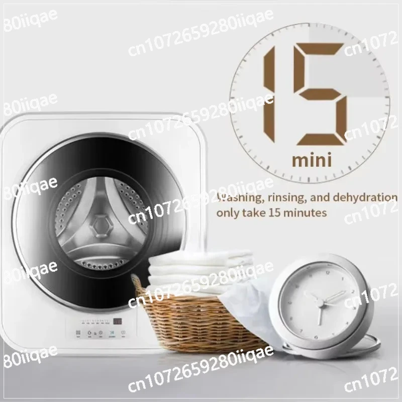 

Встроенная автоматическая стиральная машина для сушки и сушки настенная 3 кг 220 В мини-стиральная машина для автодома