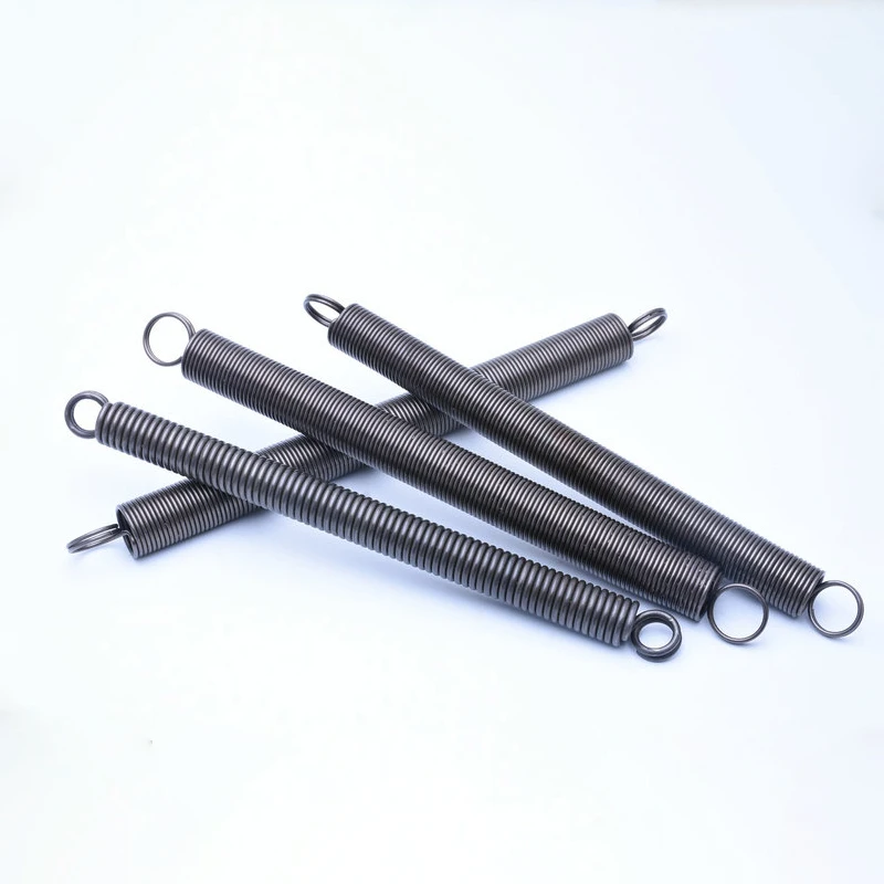 1/2/5/8/12Pcs Tension Spring Steel Wire Diameter 1mm-1.5mm OD 8mm-18mm Spring Steel Double Coil L-shaped Spring Length 300mm