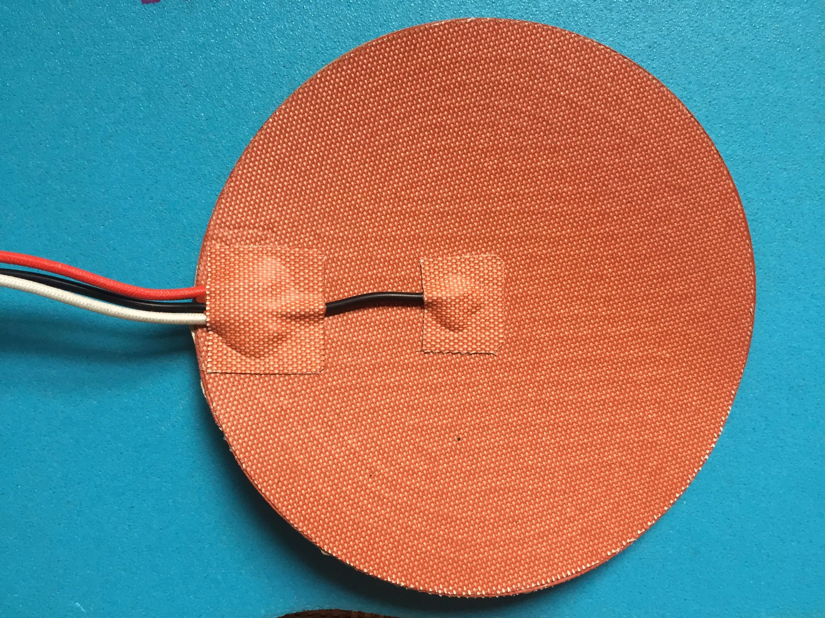 Dia 540mm, 2000W 220V, NTC 100K Thermistor,Round Silicone Heater Pad,3D Printer Heater,Heatbed, Electric heating plate