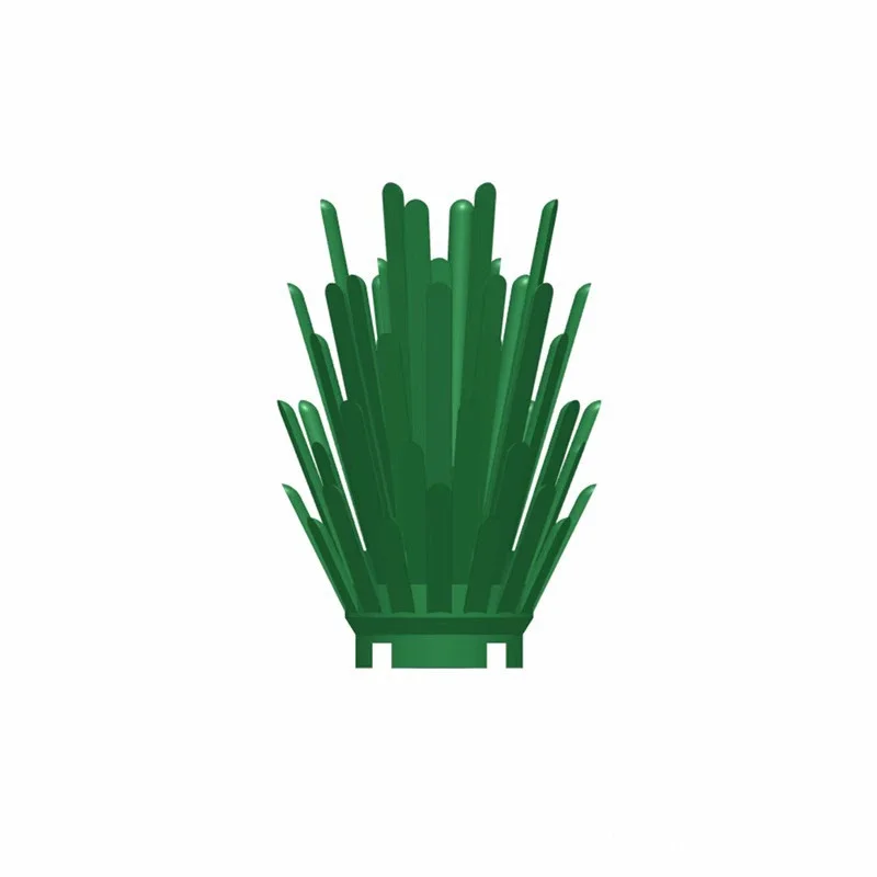 10 Stück 6064 Bausteine Pflanzenteile Stacheliger Busch 2x2x4 MOC Bausteine Kompatibel mit 52208 DIY Modell Bildungs-Geschenk Spielzeug – Detail 2