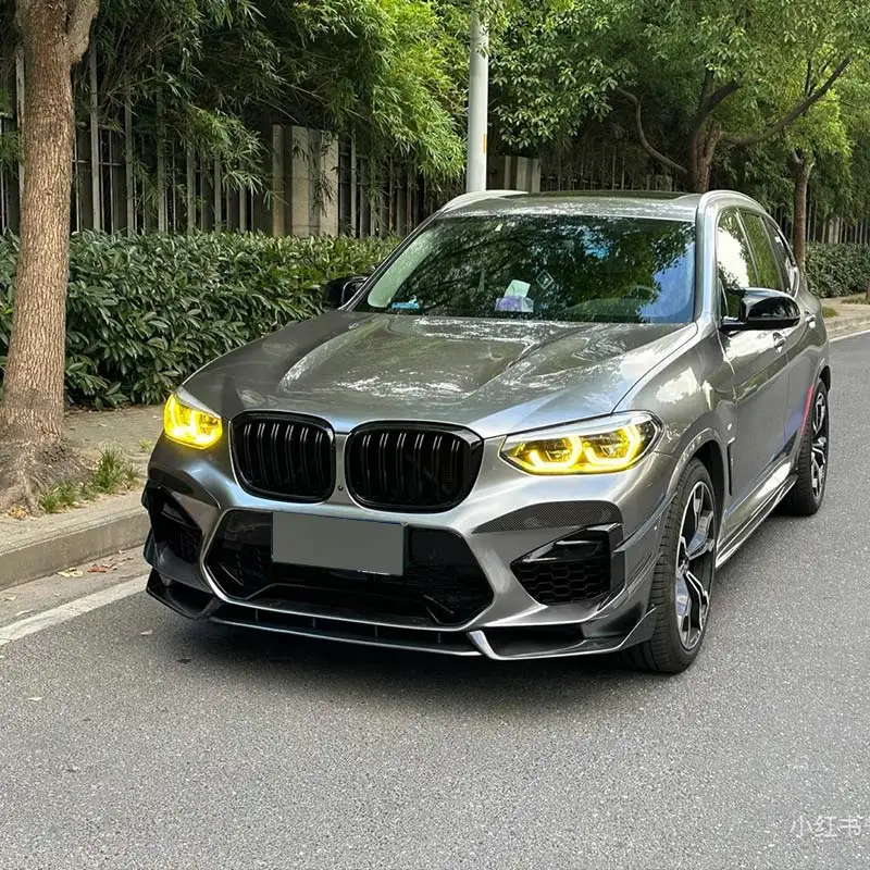 For BMW G01 X3 G02 X4 F97 X3M F98 X4M CSL yellow and white daytime running lights two colors LED module J ONE brand DRL