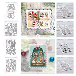 Metal Cutting Dies And Stamps DIY Scrapbooking Card Stencil Paper Cards Handmade Album Sheets Christmas deer PartyChristmas Eve