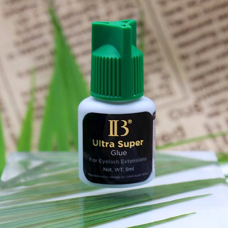1 Bottle IBeauty Ultra Super Glue Individual Fast Drying Eyelash Extensions IB Green Cap 5ml False Lava Lash Glue Makeup Tools