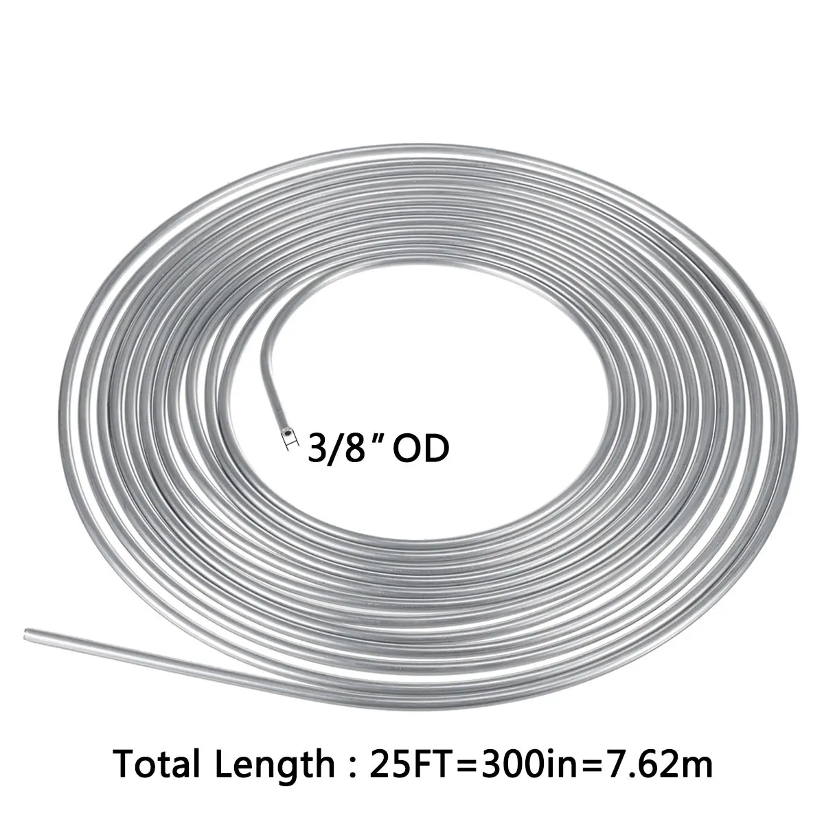 25Ft 7.62m Steel Zinc Tube Coil of 3/8