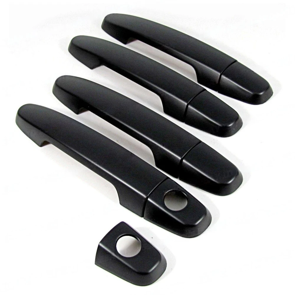 Car Exterior Side Door Handle Cover Trim Set Fit for Lexus GX470 SUV 2003 2004 2005 2006 2007 2008 2009 Matte Black ABS