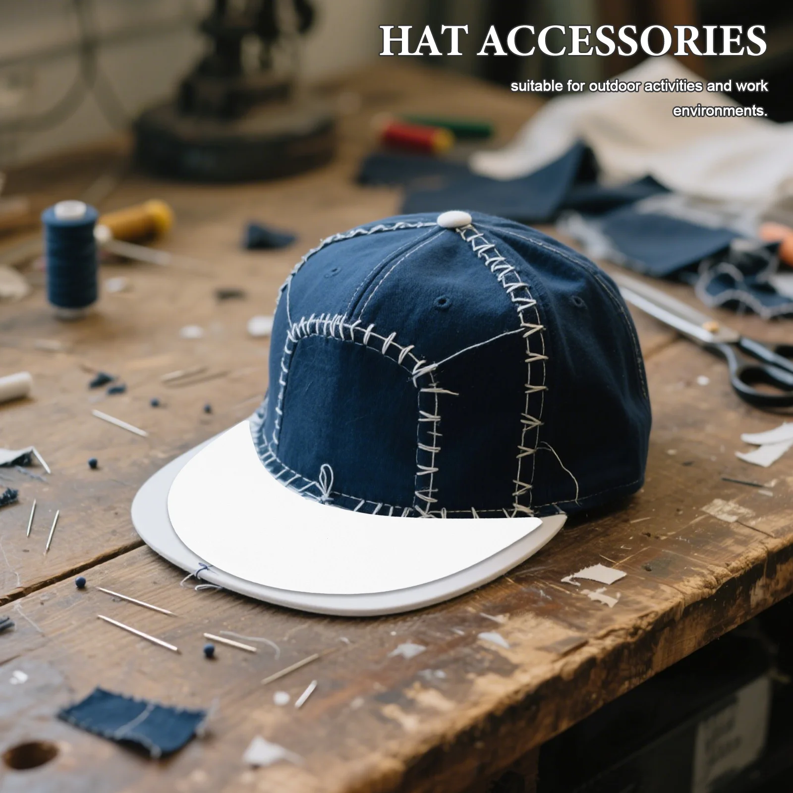 

50 pcs Anti-Static Hat Shaper Insert For Baseball Caps Diy Craft Replacement Brim Plastic Support Hat Accessories Team Sports