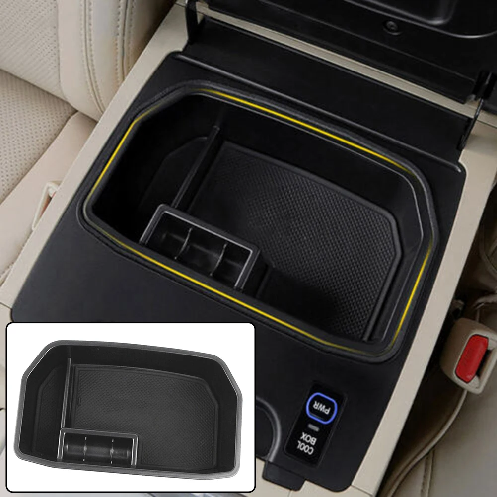 Storage Tray Organizer for Toyota For Landcruiser LC200 2007 2020 Console Armrest Fits Models with Fridge Feature