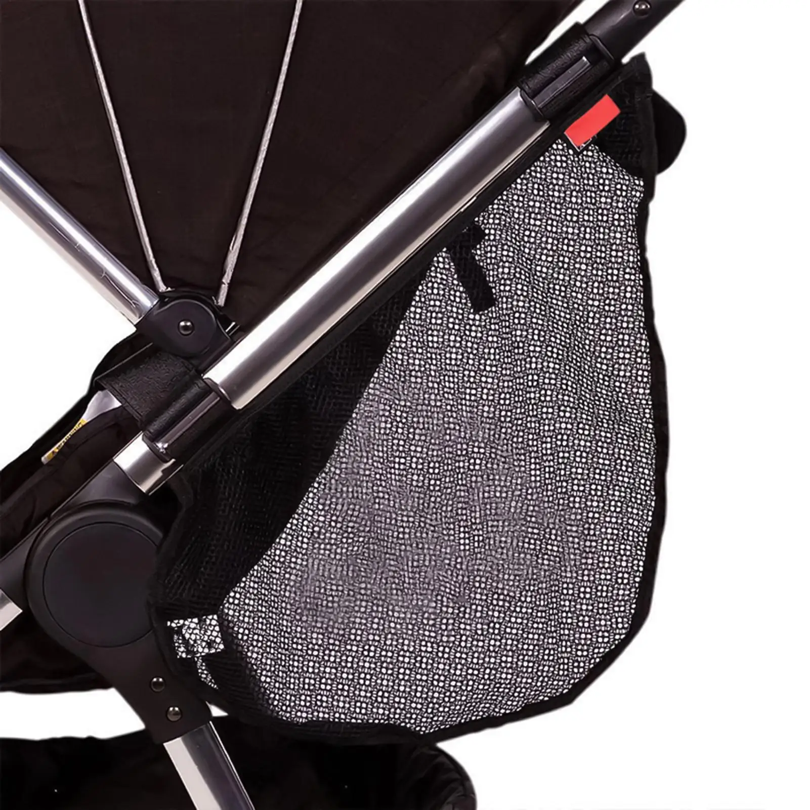 

Stroller Mesh Bags Adjustable Straps Universal Non-Slip Side Sling Stroller Cargo Net for Travel Walking Outings Camping Picnic