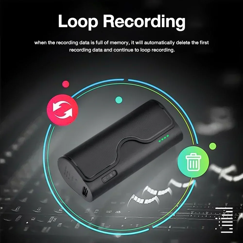 

Audio Digital Voice Recorder Voice Activated Mini USB Pen 32GB 64GB Mp3 Player Recording For Lectures recorder