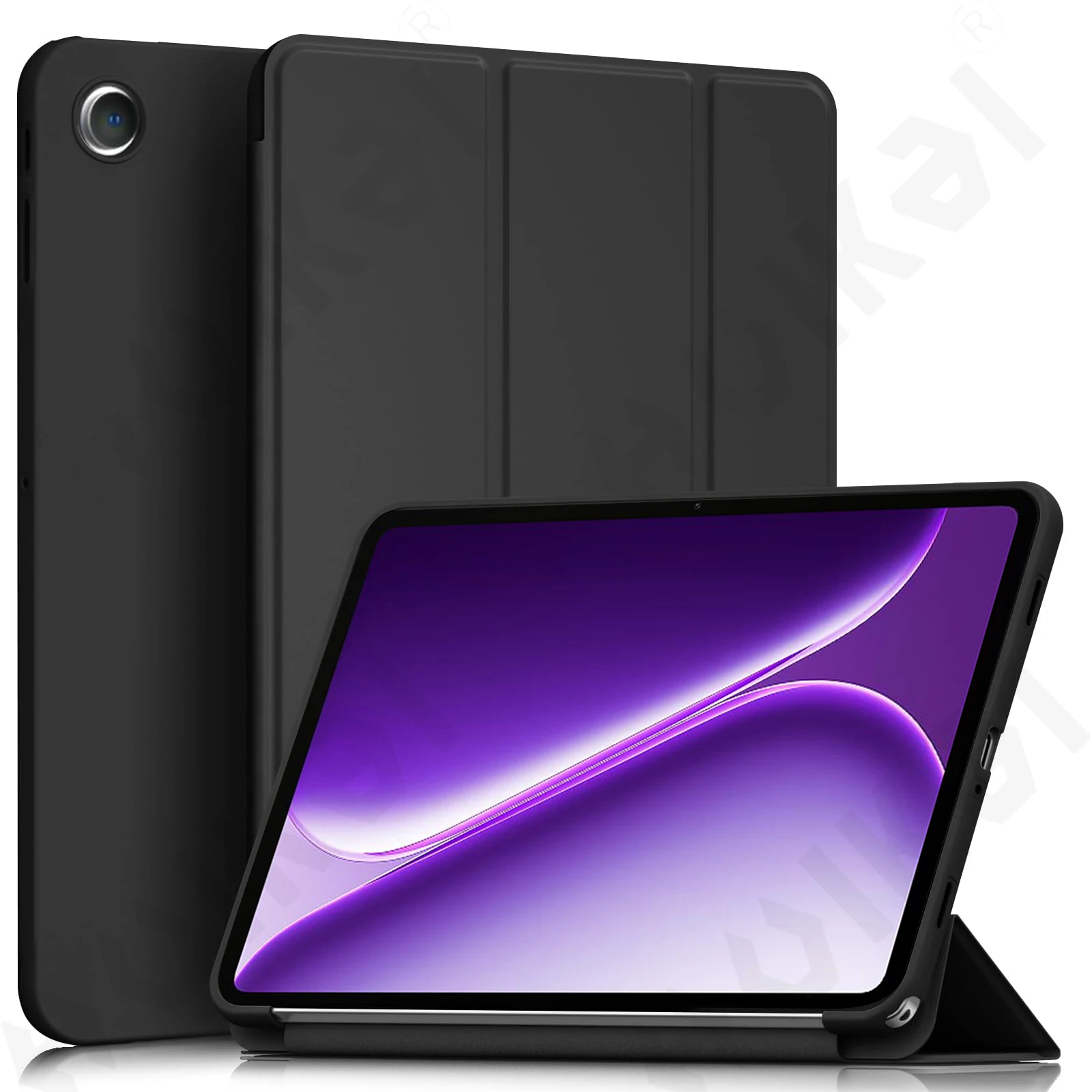 Case for OnePlus Pad GO 2 3 2 13.2 12.1 11.6 Slim Translucent Back Tri-Fold Stand  Tablet Pen Charging Auto Wake/Sleep
