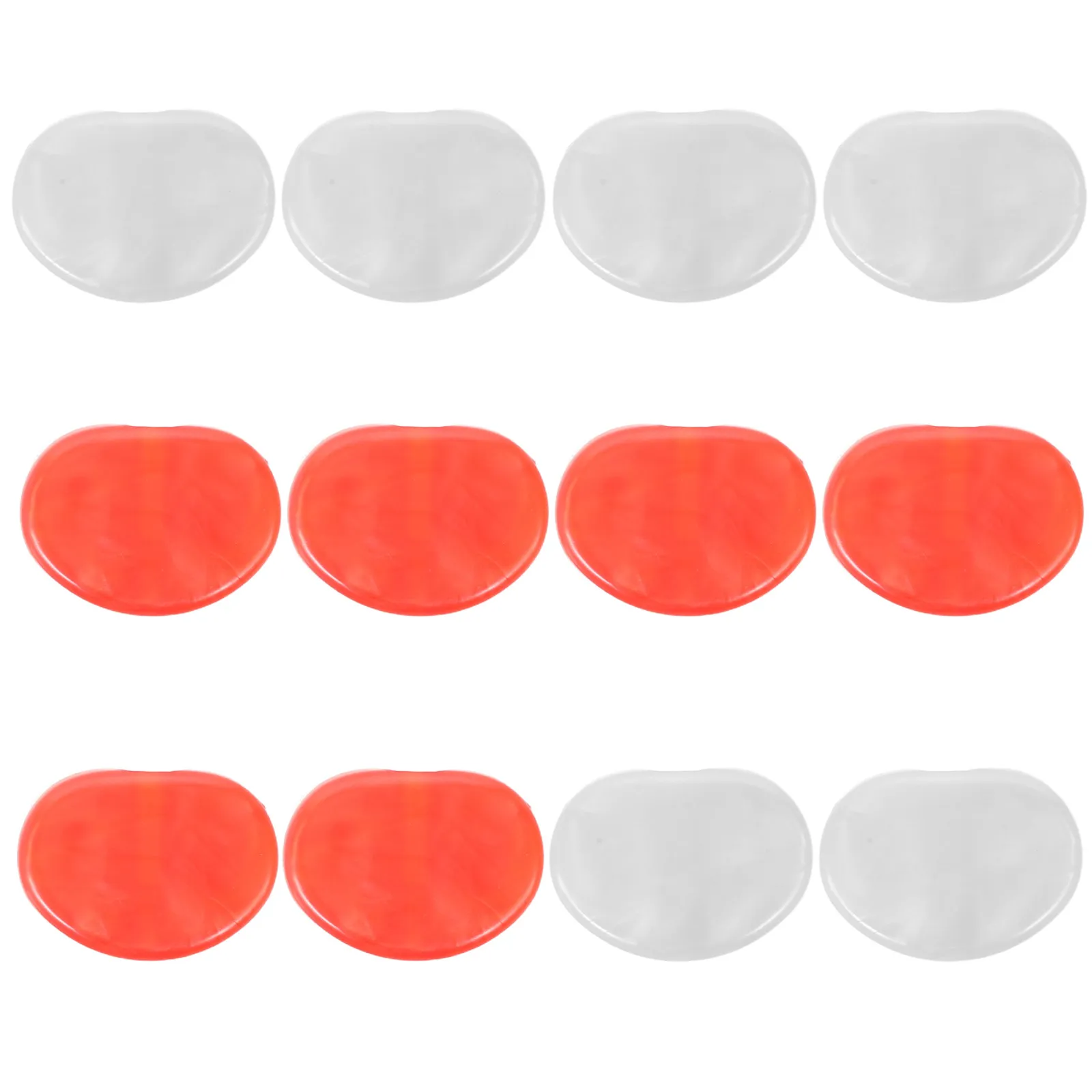12Pcs Guitar Tuning Peg Knobs Oval Ergonomic Grip for Acoustic Electric Guitar Replacement Tuner Buttons Fine-Tuning String
