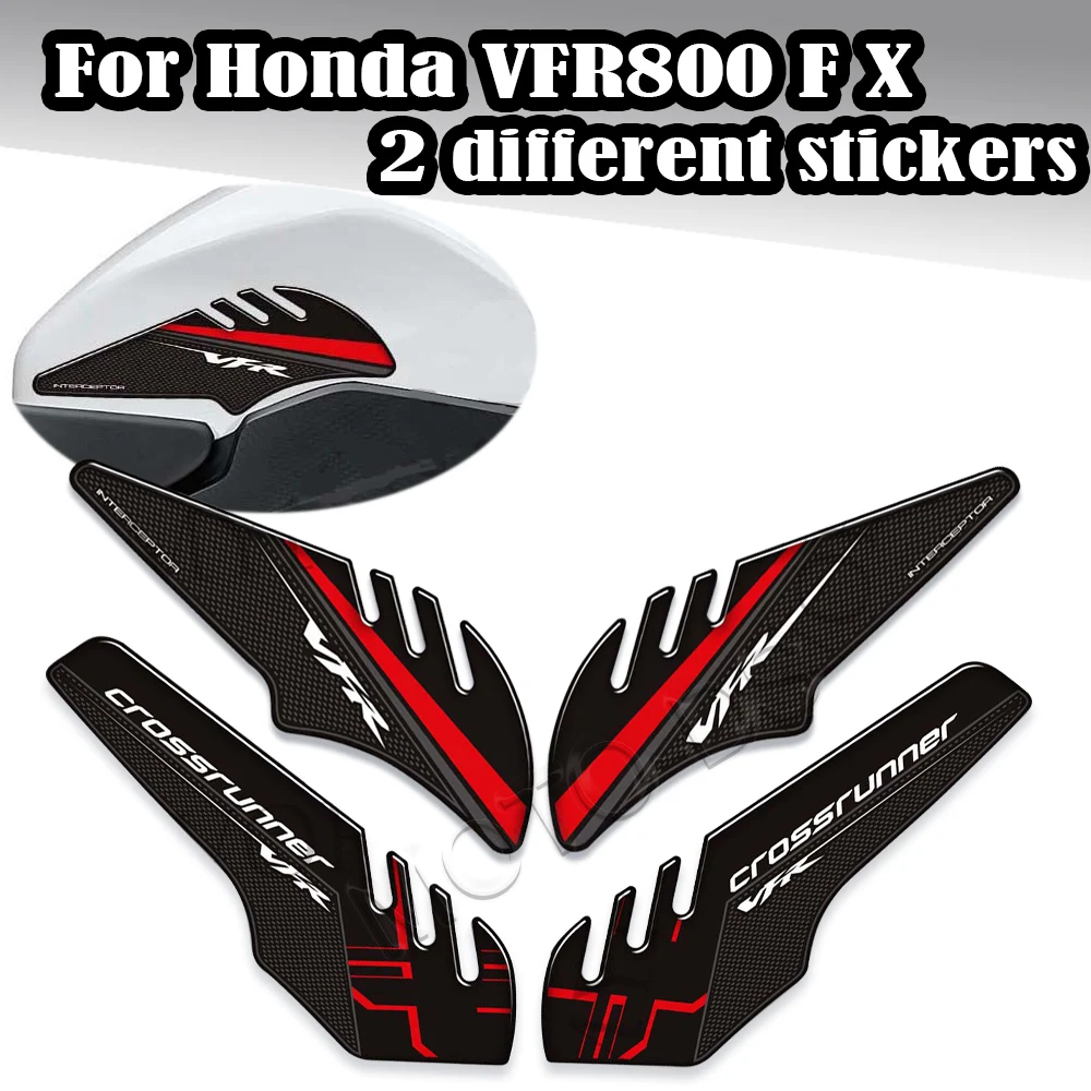 

Motorcycle Sticker For Honda VFR800 VFR 800 F X Crossrunner Interceptor Decals Stickers Gas Knee Protector Tank Pad Grips