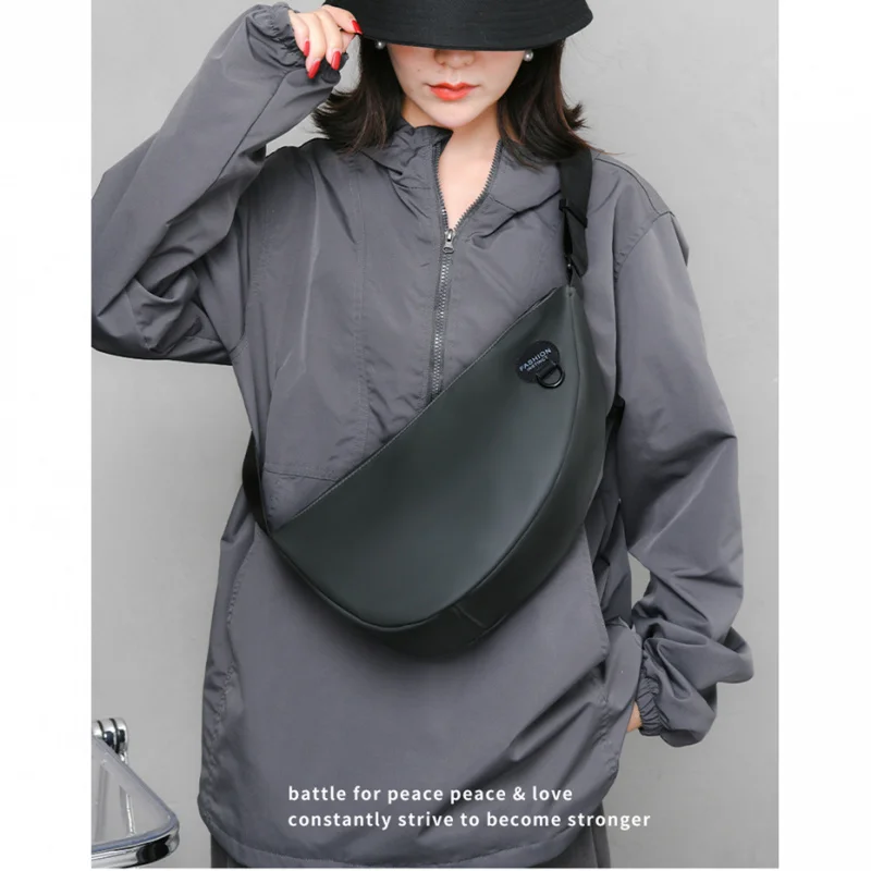 حقيبة رياضية كاجوال عالية الجودة للجنسين حقيبة عصرية بكتف واحد حقيبة كروس #5