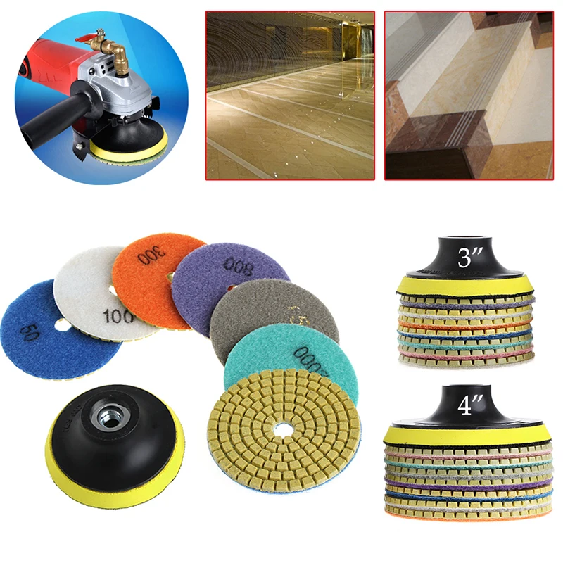 8 Pcs Flap Disc Grinding Wheel Marble Water Grinding Disc /stone Water Grinding Flap Discs for Grinding, Blending