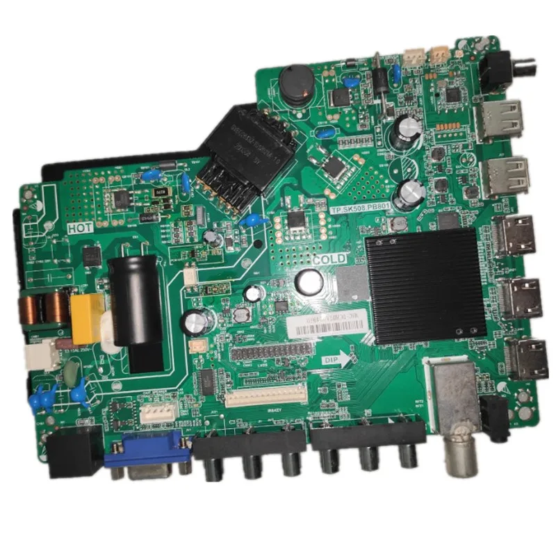 TP.SK508.PB801 LED TV motherboard  LCD smart TV power board main board 1G+8G WiFi