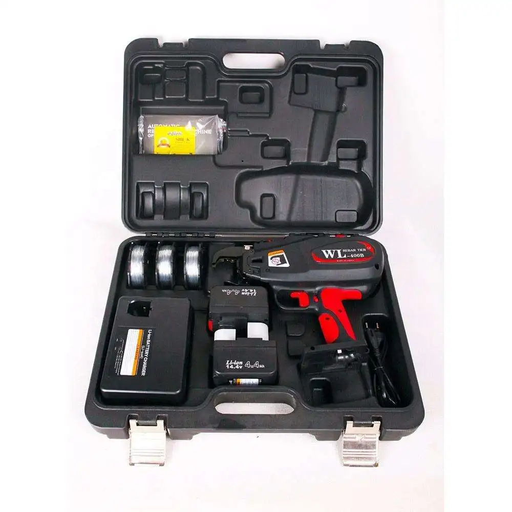 

Portable Small Civil Road Bridge Used Hand Rebar Tying Building Tools and Equipment Electric Rebar Tying Machine