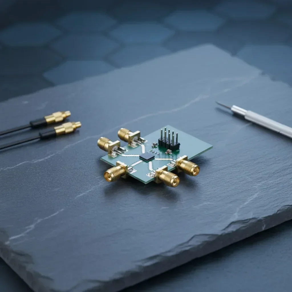 

Радиочастотный переключатель от 10 Гц до 8 ГГц SP4T PE42540 1–4 RF Микроволновой переключатель Управление переключением сигналов F/Векторный сетевой анализатор спектра 5G 5,8