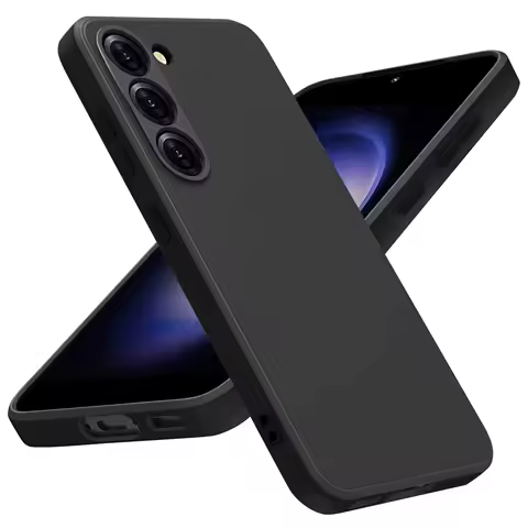 Shockproof Silicone TPU Phone Case For Samsung Galaxy S24 S23 S22 S21 S20 Ultra S10 S9 S8 Plus 5G S10E S21 FE Black Back Cover