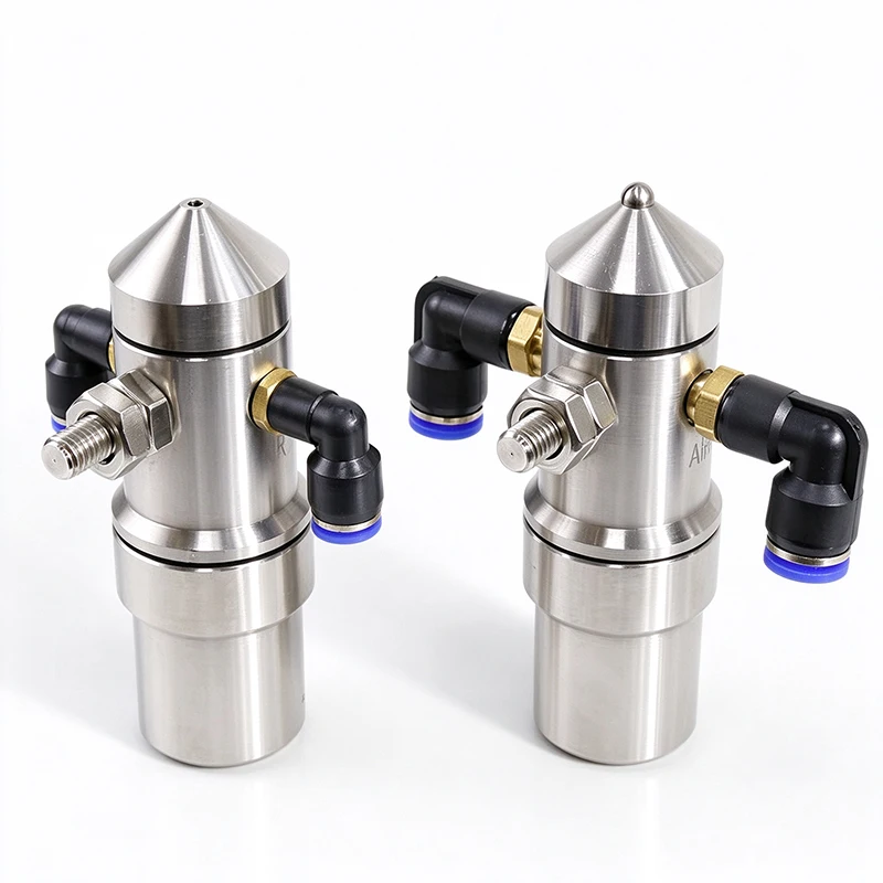 Air atomizing nozzle 304 stainless steel drip proof fluid spray air atomizing corrugated cardboard humidification nozzle