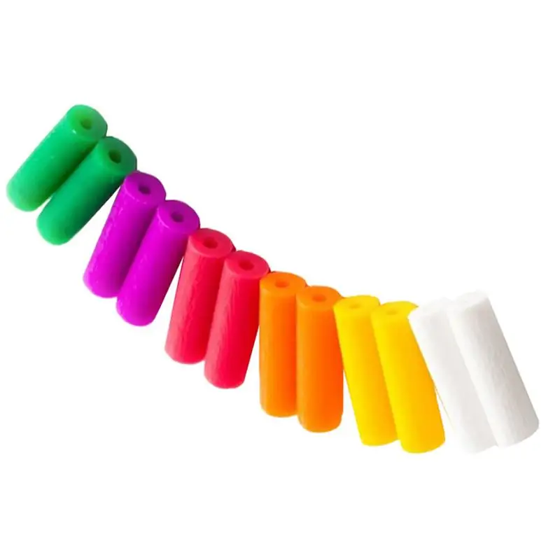 12Pcs Dental Aligner Chewies Silicone Teeth Stick Bite Tooth Chew Aligners Invisable Braces Aligners (Random Color Flavor )