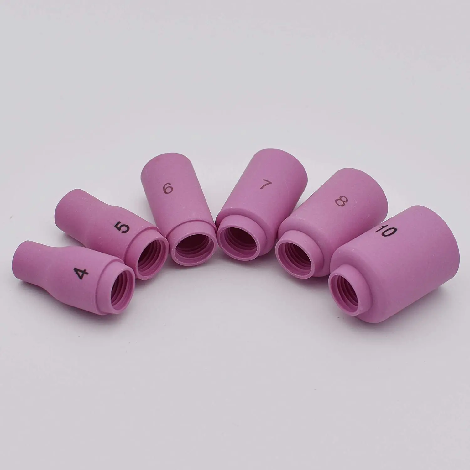 10Pcs Alumina Ceramic Cup Nozzle 13N08 13N09 13N10 13N11 13N12 13N13 for TIG Welding Torch WP9/WP20