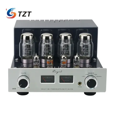 TZT Cayin MT-45MK3 Consolidated Electronic Tube Power Amplifier HiFi Vacuum Tube Amplifier with Dual Function Meter 220V