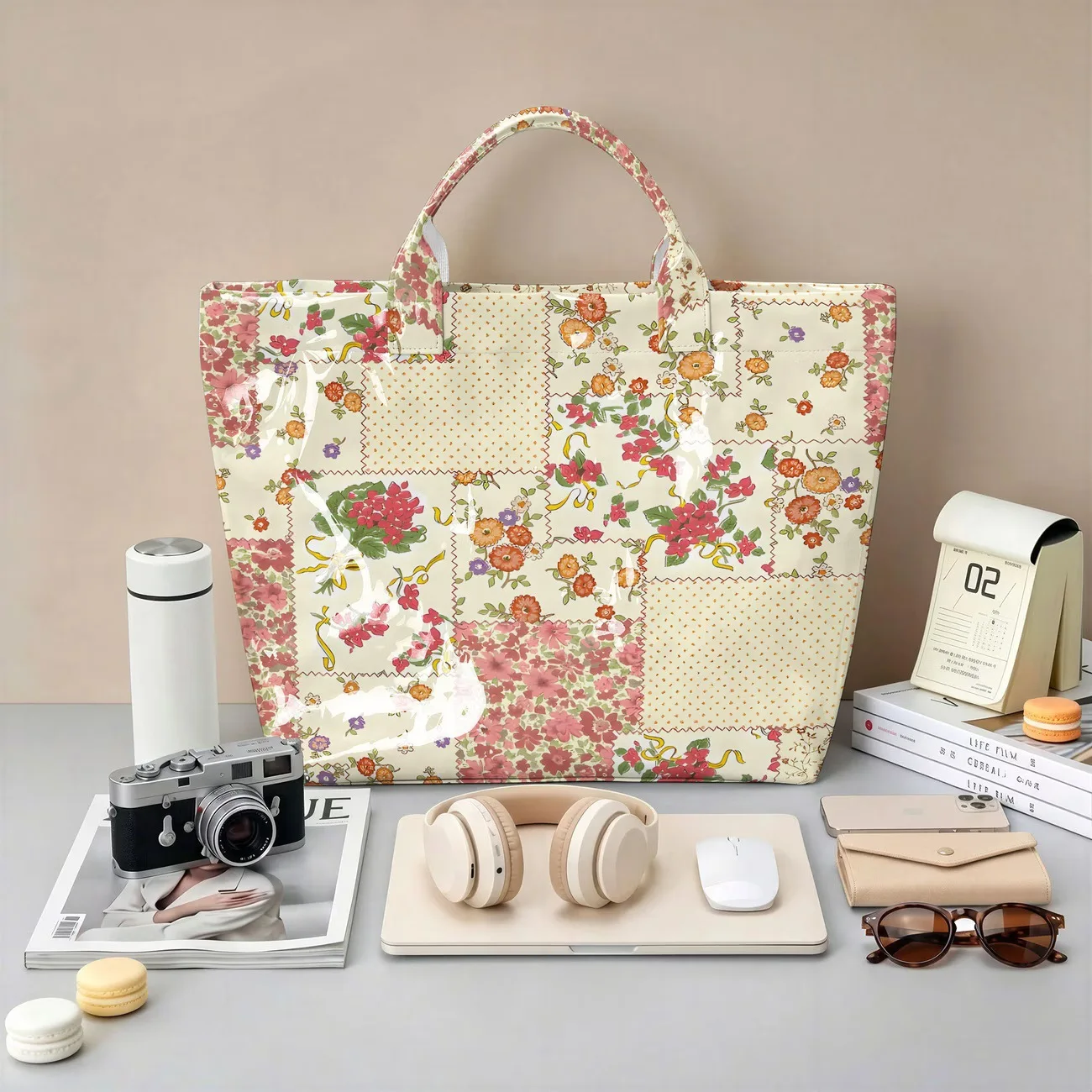 3D Print Quilted waterproof canvas Bag Shoulder Bag Shopping Tote Bags Handbag Travel Beach Hiking Camping