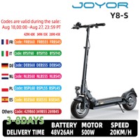 JOYOR Y8-S (ABE) 500W Electric Scooter 48V 26AH Motor Large Capacity Battery City E-Scooter110KM Range 10 Inch Adult EScooter