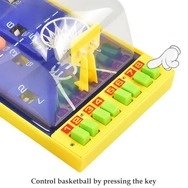 Mini Simulation Indoor Sports Basketball Game Funny Desktop Shooting Ball Game Finger Sport Toy Christmas Birthday Gift For Kids