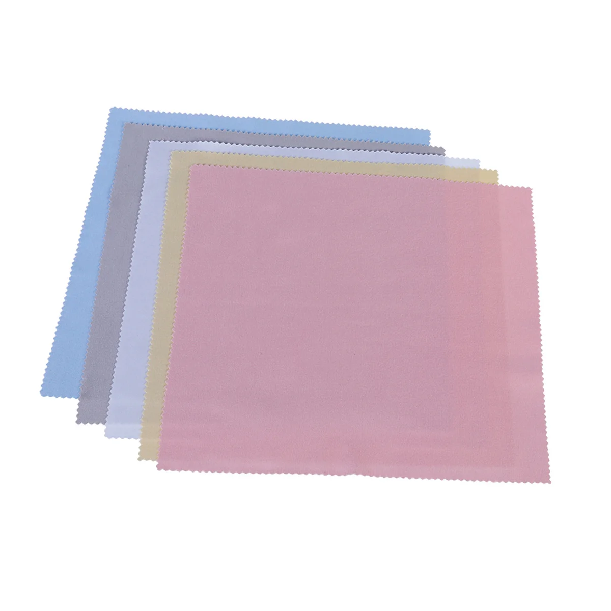 

5Pcs Microfiber Cleaning Cloths 20x20cm Quick Drying Soft Material for Screens Lenses Eyewear Jewelry Eyeglasses Cloth