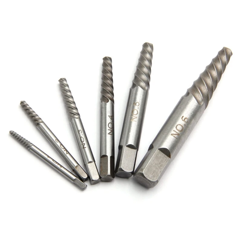 Comprehensive Screw Nut Extractor and Removers Set with Left Hand Drill Bit